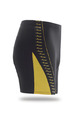 Black and Yellow Linking Trunks Nylon Swim Shorts Swimwear