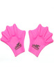 Pink Women Webbed Gloves Swimwear for Swimming Snorkeling