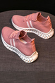 Pink Mesh Round Toe Platform Breathable Sneakers Athletic casual shoes