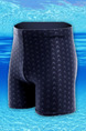 Blue Plus Size Shark Skin Quick Dry Swim Shorts Swimwear for Swimming