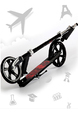 Adult Teens Scooter Two-wheeled Foldable Scooter With foot brake
