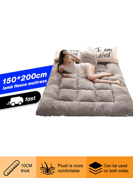 1.5m*2m foam for double bed Foldable single latex Mattress 10cm thick 2 person family size