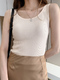 White Tank Top for Casual Office Party