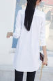 White Blouse Long Sleeve Top for Casual Party Office
