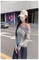 Real Shot Cost-Effective Off-Shoulder Long-Sleeved T-shirt for Women 2025 Summer New Design Sense Stitching Off-Shoulder Slim Fit Slimming Top White