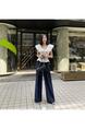 South Korea Summer Pure Desire Off-Shoulder Collar Puff Sleeve Top - WHITE