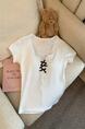 White Real Shot Cost-Effective No Reduction 25 Years New Bow V-neck Short-Sleeved T-shirt Slim Slimming Hot Girl Lace Stitching Coat