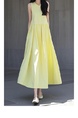 This Year Popular Hot-Selling Product Beautiful Dress High-Grade Temperament Super Nice Dopamine Yellow Sleeveless Dress Women's Spring in Soft Yellow