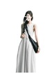 High Quality and Quality! Korean Style Light Gray Round-Collar Large Skirt Vest Dress Loose Design Elegance Sleeveless Dress