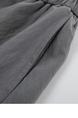 Charcoal Fashionable Light Outdoor Casual Pleating Shirt Bud Skirt Suit 2025 Summer New Two-Piece Suit
