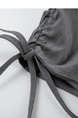 Charcoal Fashionable Light Outdoor Casual Pleating Shirt Bud Skirt Suit 2025 Summer New Two-Piece Suit