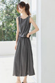 Charcoal Fashionable Light Outdoor Casual Pleating Shirt Bud Skirt Suit 2025 Summer New Two-Piece Suit