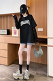 Real shot of 2025 back-collar modal 92% viscose fiber + 8% spandex short-sleeved T-shirt for women in black