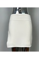 South Korea's Dongdaemun New Products Versatile and Stylish Slimming High-Waist A-Line Short Skirts and Pants - WHITE
