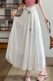 Real Shot Spot Skirt Women's Summer New Style Ruffled Cake Skirt Long High Waist Umbrella Skirt Fairy Mid-Length Skirt - WHITE