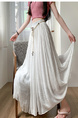 Real Shot Spot Skirt Women's Summer New Style Ruffled Cake Skirt Long High Waist Umbrella Skirt Fairy Mid-Length Skirt - WHITE