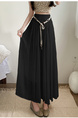 Real Shot Spot Skirt Women's Summer New Style Ruffled Cake Skirt Long High Waist Umbrella Skirt Fairy Mid-Length Skirt - BLACK