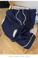 Real Shot 2025 Summer New NAVY Tencel Cotton Wide-Leg Pants High Waist Straight Cropped Pants Lace Patchwork Easy Matching Casual Pants