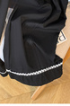 Real Shot 2025 Summer New BLACK Tencel Cotton Wide-Leg Pants High Waist Straight Cropped Pants Lace Patchwork Easy Matching Casual Pants