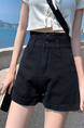 2025 New BLACK Denim Shorts - Women's Summer High Waist Trendy Ins Loose All-Matching Slimming A-line Hot Pants