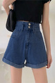2025 New BLUE Denim Shorts - Women's Summer High Waist Trendy Ins Loose All-Matching Slimming Internet Celebrity All-Matching A-line Hot Pants