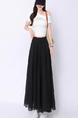 Real Shot Pleated Cotton and Linen Yamamoto Skirt for Women 2025 Summer High Waist Slimming Mid-Length A-Line Large Hem Umbrella Skirt - Black