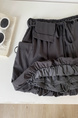 New Summer Style with Waist Bag Skirt - Korean Style All-Match Simple High Waist Workwear Skirt in Dark Gray