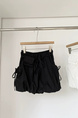 New Summer Style with Waist Bag Skirt - Korean Style All-Match Simple High Waist Workwear Skirt in Black