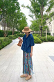 Love to Play by Jiujin Niche Wear Loose Casual Water Ripple Slim Pleated Skirt in MULTI-COLOR - Large Size Skirt for Women