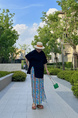 Love to Play by Jiujin Niche Wear Loose Casual Water Ripple Slim Pleated Skirt in MULTI-COLOR - Large Size Skirt for Women