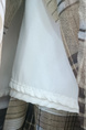 Hot-Selling Retro BEIGE Contrast Color Plaid Skirt - Women's Summer High Waist Versatile Casual Long Skirt A-Line Big Swing Umbrella Skirt
