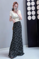 Spot French Elegant Romantic Slim BLACK Floral Fishtail Skirt - 2025 Summer New Tea Break Skirt