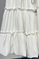 Korean Style White Super Fairy High Waist Slim A-Line Skirt - Women's Spring and Summer New Small Flower Bud Puffy Short Skirt