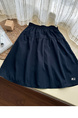 Korean Style Black Super Fairy High Waist Slim A-Line Skirt - Women's Spring and Summer New Small Flower Bud Puffy Short Skirt
