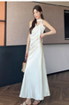 Acetate Satin Off-White Skirt for Women Summer 2025 New Style High-End Temperament Slim A-Line Long Skirt Hip Fishtail Skirt