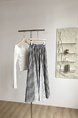 Summer New Design Niche Black and White Lace Splicing Plaid Mid-Length Skirt Temperament Versatile Slim A-Line Skirt for Women