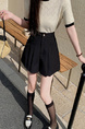 In Stock High Waist Pleated Skirt Pants Irregular Skirt Women's A-Line Skirt 2025 Spring and Summer New All-Matching Pantskirt in Black
