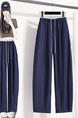 2025 Summer Thin Tencel Jeans Women Loose Versatile Casual Contrast Color High Waist Drape Straight Scimitar Pants