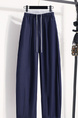 2025 Summer Thin Tencel Jeans Women Loose Versatile Casual Contrast Color High Waist Drape Straight Scimitar Pants