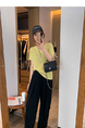 Black Drape Wide-Leg Suit Pants - Women 2025 Summer New High Waist Slim Casual Pants