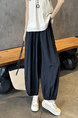 Real Shot Black Ice Silk Quick-Drying Loose Soft Pants - Women's Cropped Pants Summer Thin Type Sunscreen Cool Pants Lazy Small Bloomers