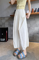 Real Shot White Ice Silk Quick-Drying Loose Soft Pants - Women's Cropped Pants Summer Thin Type Sunscreen Cool Pants Lazy Small Bloomers