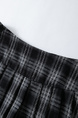 Retro Black and Gray Plaid Pleated Skirt New Style for Spring and Summer Low Waist College Slim Hot Girl Miniskirt American Style
