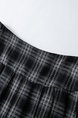 Retro Black and Gray Plaid Pleated Skirt New Style for Spring and Summer Low Waist College Slim Hot Girl Miniskirt American Style