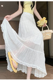 Elegant White Chiffon Skirt – Perfect for Summer Style