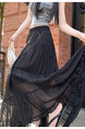 Elegant Black Chiffon Skirt – Perfect for Summer Style