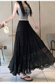 Elegant Black Chiffon Skirt – Perfect for Summer Style