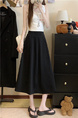 Large Size Spot Skirt Spring and Summer Korean Version Ins High Waist Slim Medium and Long Drape Pleated in Black