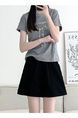 Khaki Cargo Shorts Women's Summer Thin New High Waist Casual Wide Leg Small Sports Shorts in Black