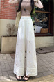 Spot Real Shot Real Price Hollow Lace Women's Pants in White